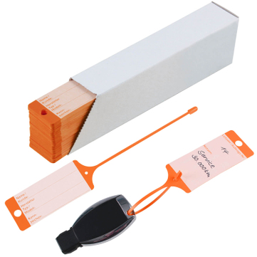 Schlüsselanhänger Ringless II: Schnellverschluss (für D)  Orange (für D)