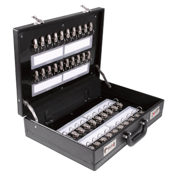 Schlüsselkoffer 40CL für 40 Schlüsselplätze, Clipverschlüsse herausnehmbar 