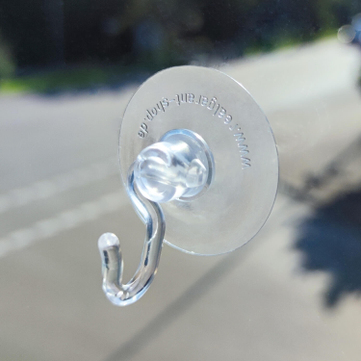 Saugnapf mit Haken Haken schwenkbar, Ø 40 mm, Neigung 180° verstellbar 