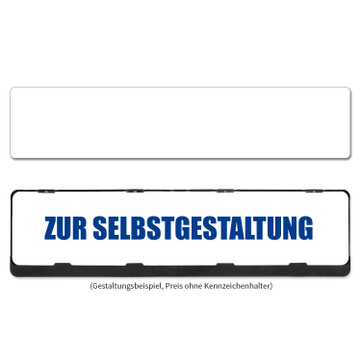 Miniletter unbedruckt: zur Selbstbeschriftung, 1,5 mm stark 