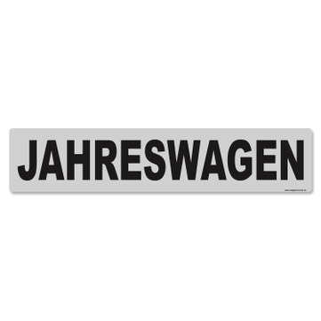 Miniletter Standard: Kennzeicheneinleger 1,5 mm stark, Motiv: Jahreswagen 