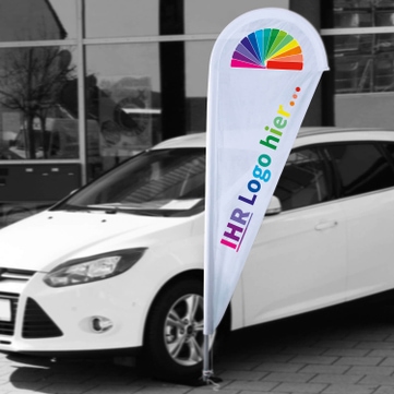 Wings-Banner Trendy: Werbebanner mit Ihrem Indivualdesign (ohne Zubehör) 