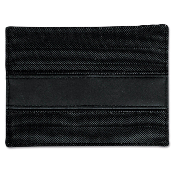 Führerscheintasche Colour Lane mit Streifenapplikation  Schwarz/Schwarz