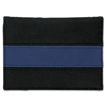 Führerscheintasche Colour Lane mit Streifenapplikation  Schwarz/Blau