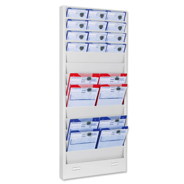 Plantafel Classic A5 mit 14 Reihen, für A4 und A5 Dokumente aus Metall 