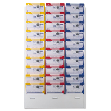 Planungstafel Classic-Maxx, 10 Reihen, für 30 x DIN A4 aus Metall 