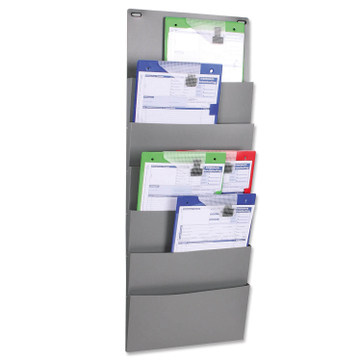 Organizer Wall-2: 6 Fächer: perfekt für A4 Querformate, Wand- oder Türhänger 