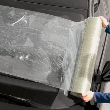 Schutzfolie Protect für KFZ-Innenraumschutz, Rolle 50 Meter, selbstklebend 