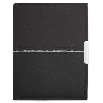 Führerscheintasche Silver-Stripe: für Euroführerschein  Schwarz/Silber