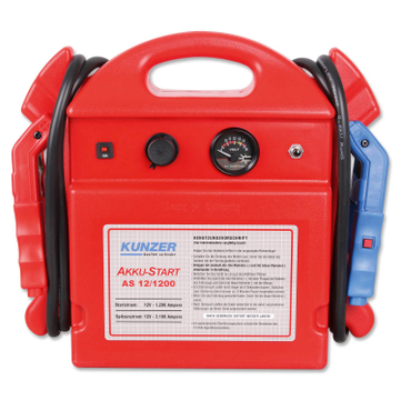 Kunzer Akkustart 12V AS 12/1200: Spitzenstromstärke 3100 A, Startstrom 1200 A 