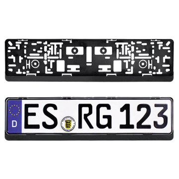 Kennzeichenhalter Easy-Click RGS®: Clickverschlußtechnik unbedruckt / blanko 