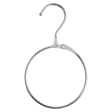 Warenring Ø 120 mm Schlüsselring, mit Bügelhaken und Schnellverschluss 