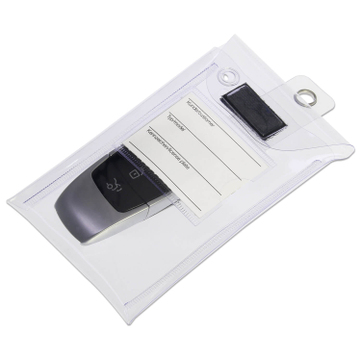 Schlüsseltasche XL für Display-Keys: Klettverschluß, VPE= 10 Hüllen+Etiketten 