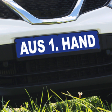 Miniletter Standard: Kennzeicheneinleger 1,5 mm stark, Motiv: Aus 1. Hand 