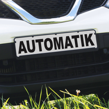 Miniletter Standard: Kennzeicheneinleger 1,5 mm stark, Motiv: Automatik 