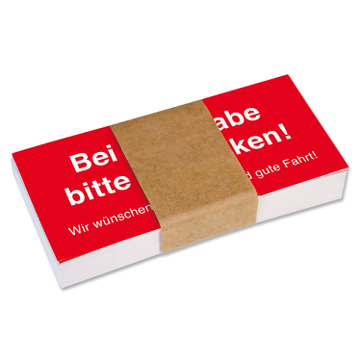 Serviceaufkleber Bei Rückgabe bitte volltanken!  