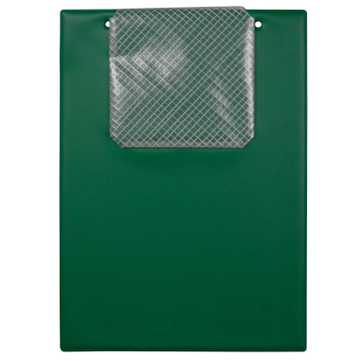 Auftragstasche A4 mit Schlüsseltasche und Magnetverschluss Magnet eingeschweißt Grün