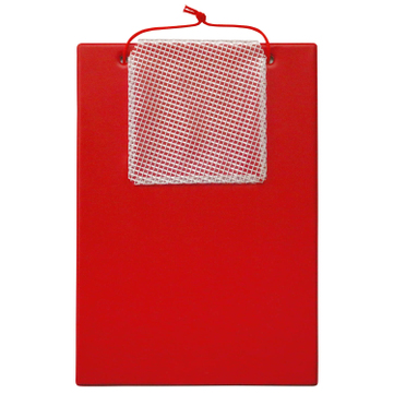 Auftragstasche A4 Eco-Magnet: mit Magnetverschluss und Schlüsseltasche Rot/m. Magnet