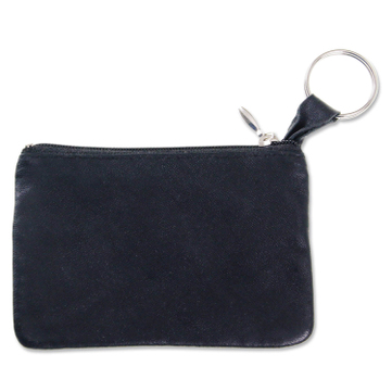 Schlüsseltasche mit extra Reißverschluss für Kleingeld  Blindpräg mögl.