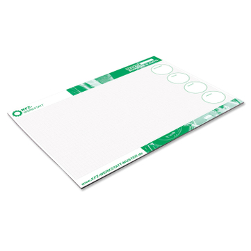 Schreibtischauflage Block mit 50 Blatt, Rückseitenkarton ( ohne Kalendarium) 
