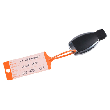 Schlüsselanhänger Ringless II: Schnellverschluss (für D)  Orange (für D)