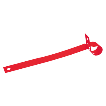 Schlaufenanhänger Schlaufenetiketten Tyvek®,  Länge 220 mm x Breite 12,7  mm Rot