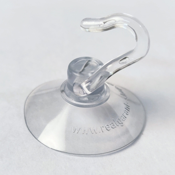 Saugnapf mit Haken Haken schwenkbar, Ø 40 mm, Neigung 180° verstellbar 