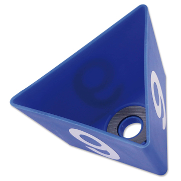 Leitzahlträger magnetisch, Nr. 1-999 nach Wunsch TESTARTIKEL Blau/Nr.Weiß