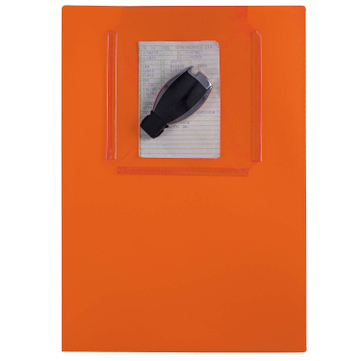 Auftragstasche A4 Flex-Pocket: mit Schlüsselfach und Klettverschluß Orange
