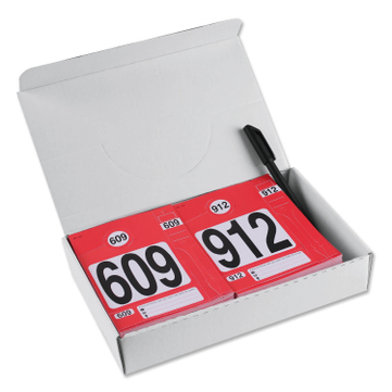 Leitzahlset 4-teilig zur Fahrzeugorganisation: Nr.609 bis 912 Set mit 304 Stück 