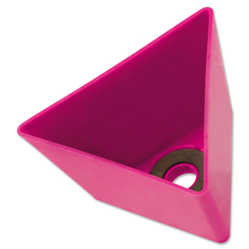 Leitzahlträger magnetisch, wetterfest: Neutral / Blanko  Pink/Blanko