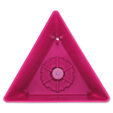 Leitzahlträger mit Saugnapf, ohne Beschriftung / Blanko  Pink / Blanko