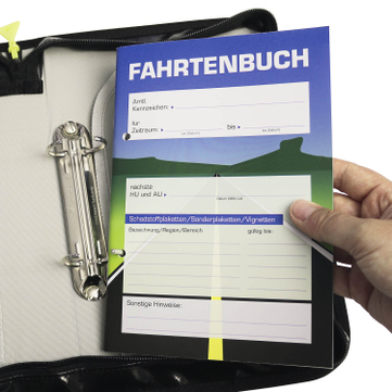 Multi-Organizer A5 KFZ-Mappe, Ringbuchmechanik, Schlüssel- Clip, Reißverschluß 