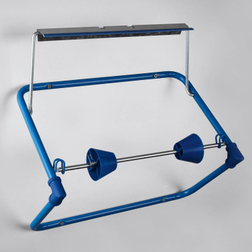 Papierrollenhalter für Putzrollen bis 40 cm Breite, zur Wandmontage 