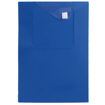 Auftragstasche A4 Flex-Pocket: mit Schlüsselfach und Klettverschluß Blau