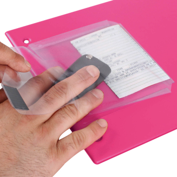 Auftragstasche A4 Colorado: Werkstattmappe, Auftragsmappe mit Schlüsseltasche Pink