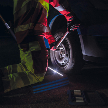 Faltmatte LED mit integrierter LED Leiste  