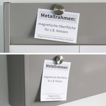 Werkstattplaner-Set: mit Metallständer, Planer mit 11 Reihen und Metallrahmen 