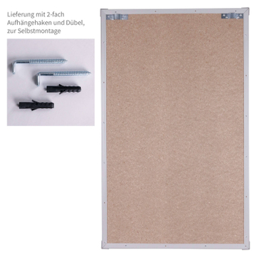 Plantafel Office-XS: 2-reihig für 12 x DIN A4 Auftragstaschen 6+1 Bahnen 