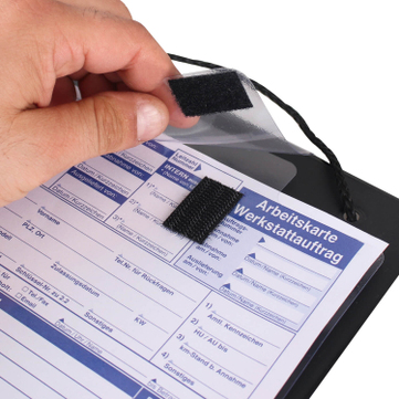 Auftragstasche A4 Colorado: Werkstattmappe, Auftragsmappe mit Schlüsseltasche Schwarz
