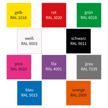 Leitzahlträger magnetisch, wetterfest: Neutral / Blanko  Blau / Blanko