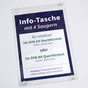 Preisblatthalter A4 Info-Tasche Eco: mit 4 Sauger, für Hoch- und Querformat 