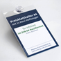 Preisblatthalter A4 mit 1x Maxi-Haftsauger: für A4 Infoblatt aus Acrylglas 