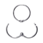 Metall-Klappringe Schlüsselringe zum Aufklappen: Ø 31 mm, ( VPE = 25 Stück ) 