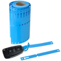 Schlaufenetiketten PVC-Schlaufenanhänger L 160 x B 12,7 mm, 1000 Stk. auf Rolle Blau: 1000 Stk.
