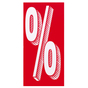 Aufkleber Symbol % Prozentzeichen, für Finanzierungsangebot ablösbar, wetterfest % (Prozent)