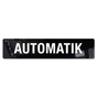 Kennzeicheneinleger Miniletter, Motiv: Automatik 1,5 mm stark 
