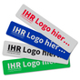 Miniletter mit Logo Werbeschild Individual: mit 1-Farbdruck, 1,5 mm stark 