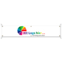 Spannband Logo: mit Ihrem Design bedruckt: 400 x 75 cm  
