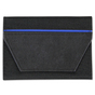 Führerscheintasche Colour Stripe mit 5 Klarsichfächer Schwarz/Blau